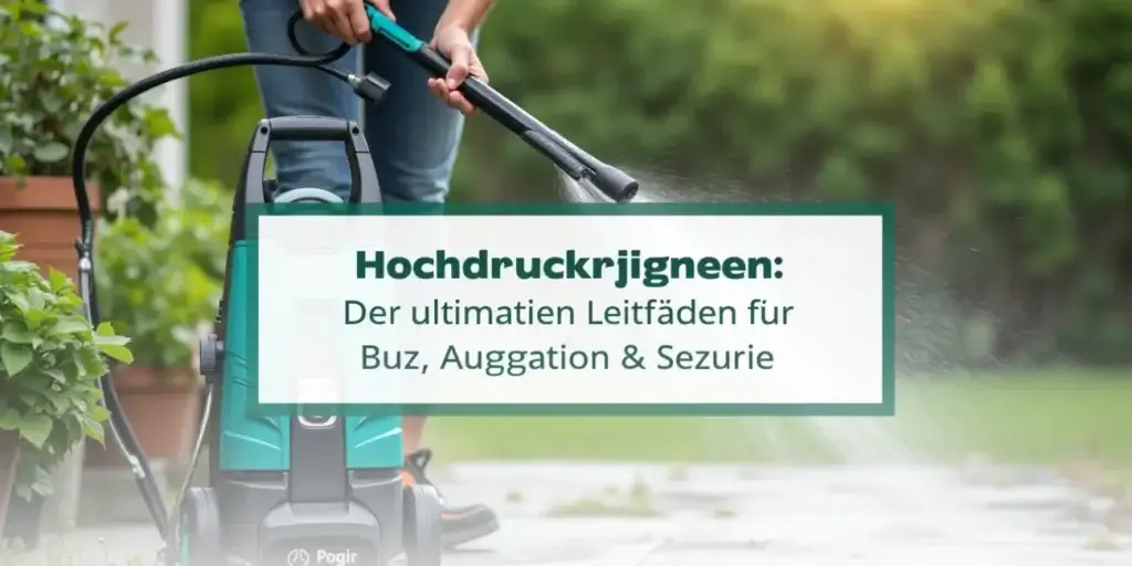 Hochdruckreiniger richtig anwenden - Tipps zum Kauf eines Hochdruckreinigers - Sicherheitsvorkehrungen für Hochdruckreiniger