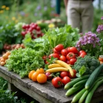 Pflanzenvielfalt im Bauerngarten