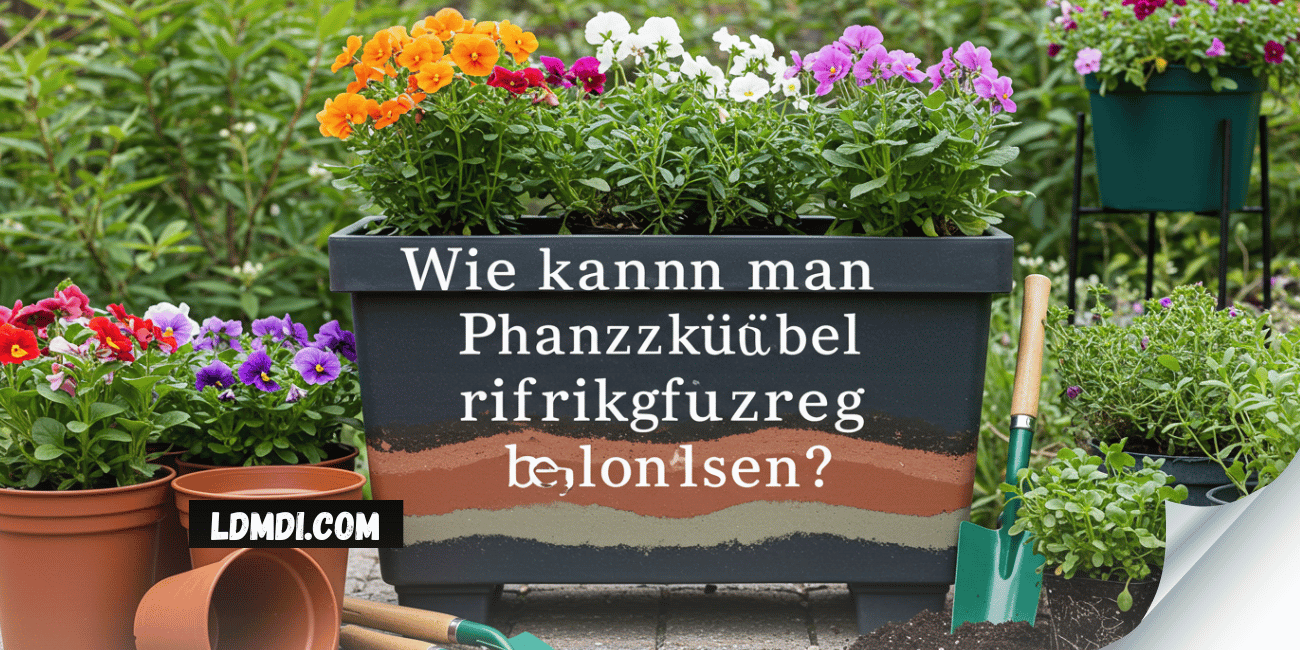 Wie kann man Pflanzkübel richtig bepflanzen? Der ultimative Ratgeber für blühende Oasen