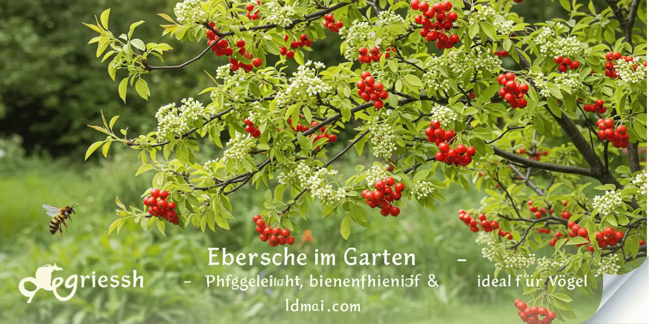 Eberesche im Garten – Pflegeleicht, bienenfreundlich & ideal für Vögel