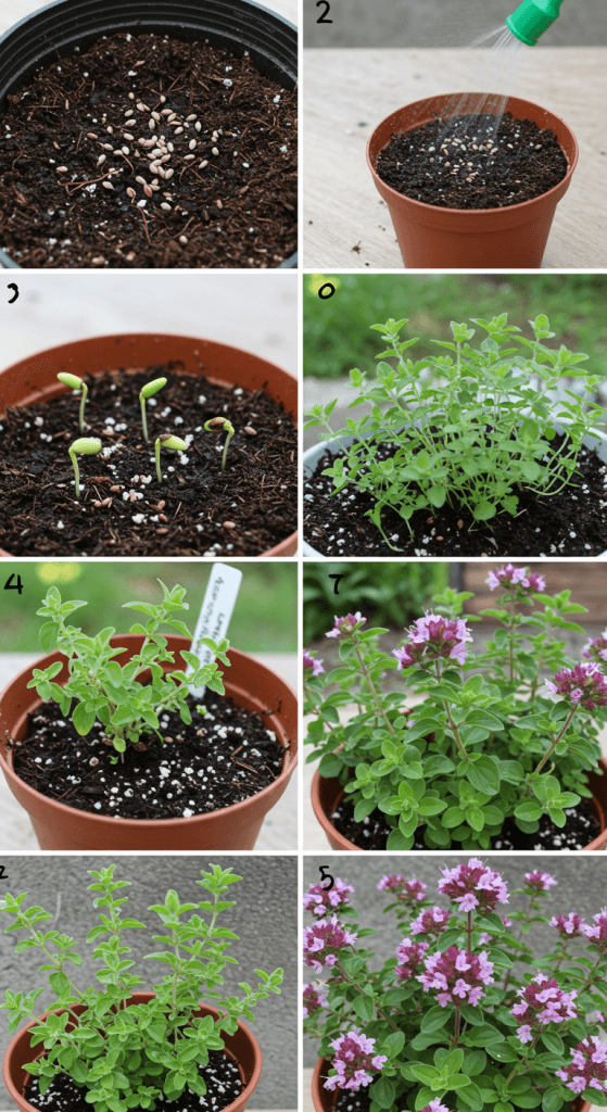 Oregano pflanzen