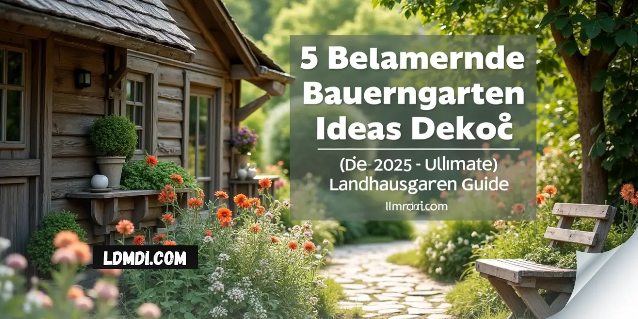 15 Bezaubernde Bauerngarten Ideen Deko 2025: Der Ultimative Landhausgarten Guide