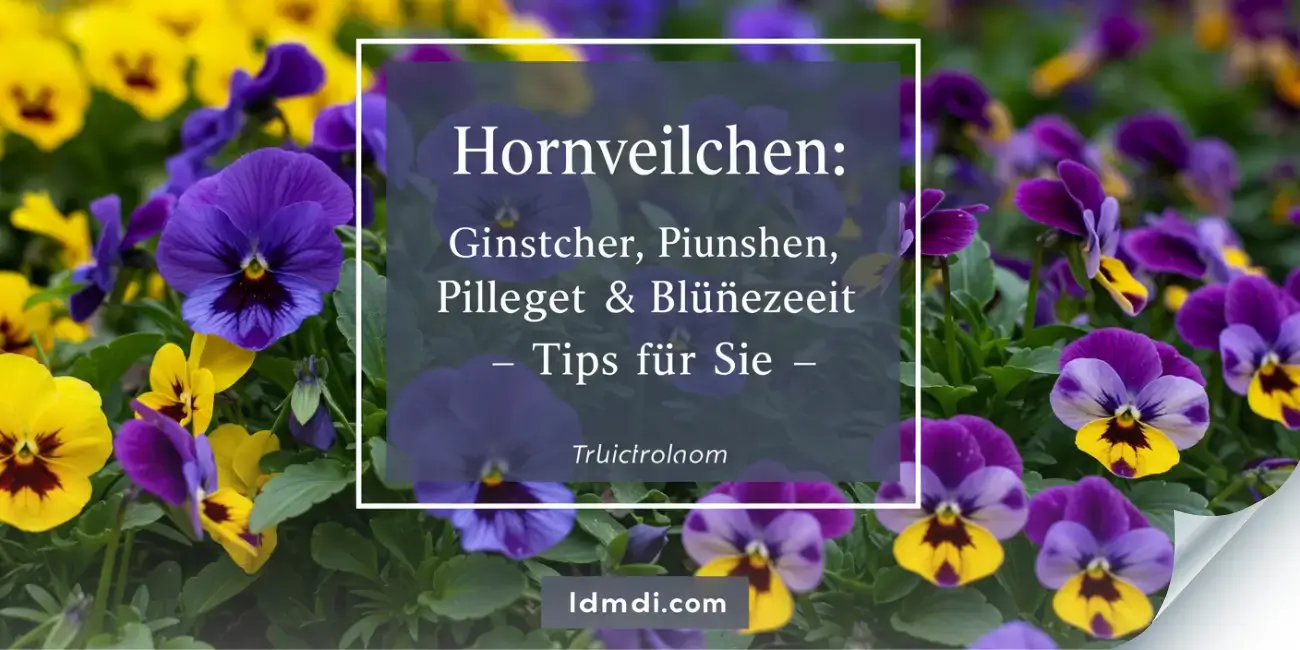 Hornveilchen - hornveilchen pflege -