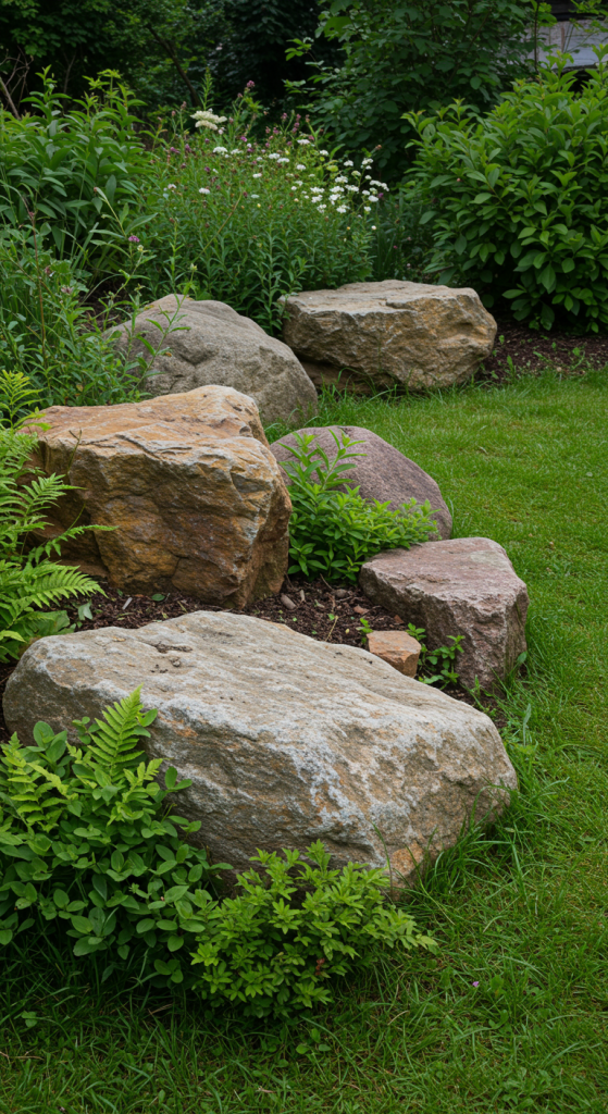 Feldsteine im Garten: 15 Ideen für eine natürliche Gartengestaltung 3