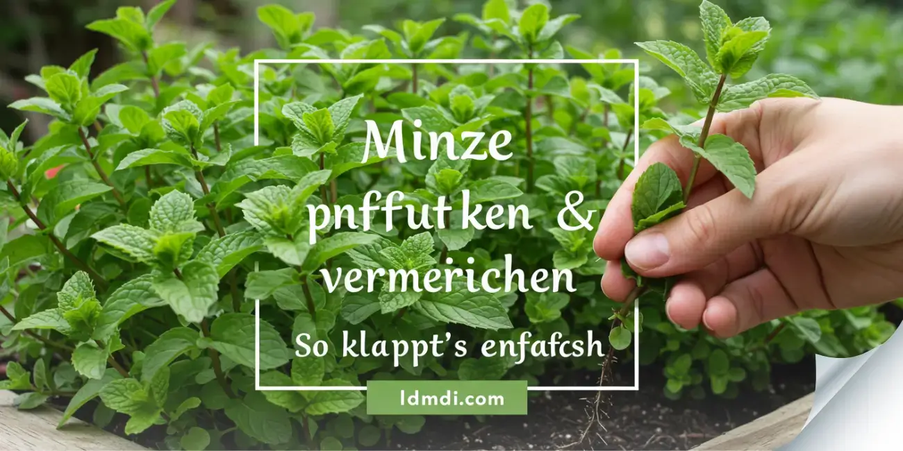 Minze pflanzen , Minze vermehren