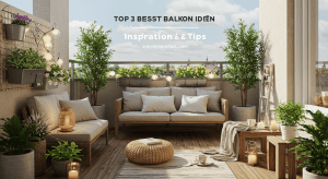 Balkon gestalten Ideen , Kleine Balkon Ideen