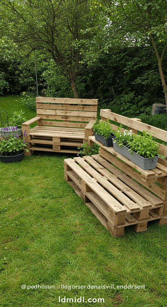 Beste Gartenideen mit Europaletten zum Selberbauen
