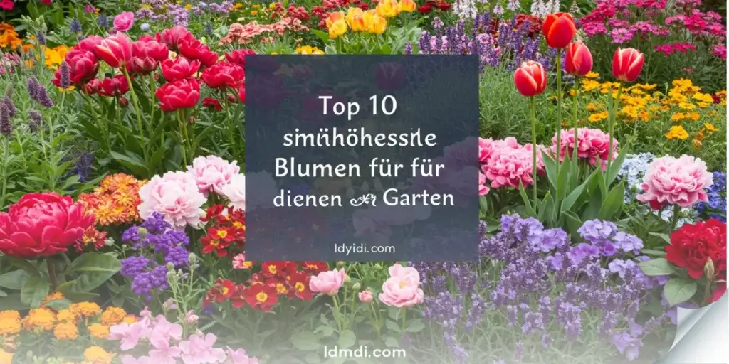 Top 10 wunderschöne Blumen für deinen Garten