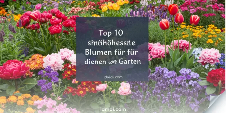 Top 10 wunderschöne Blumen für deinen Garten