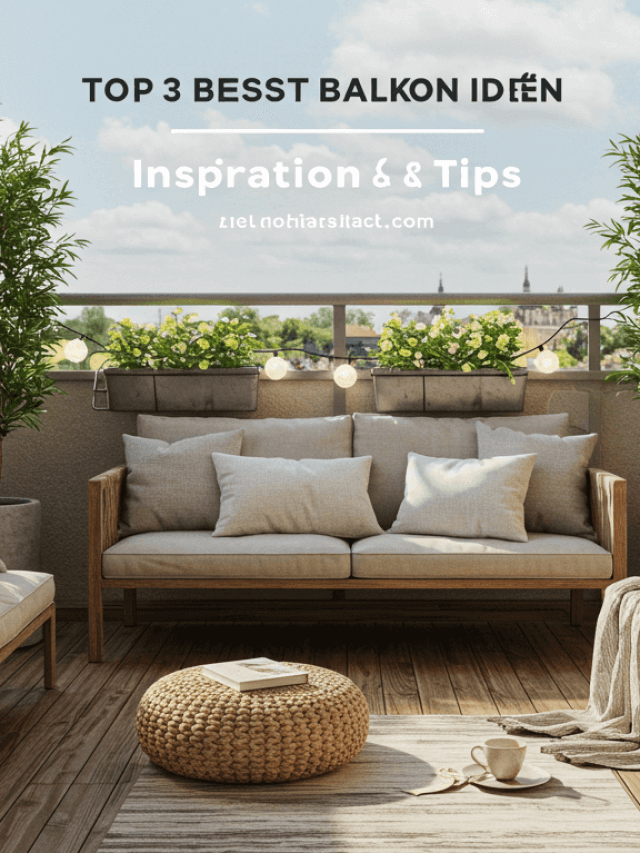 Top 3 Beste Balkon Ideen: Inspiration & Tipps für deinen Traum-Balkongarten