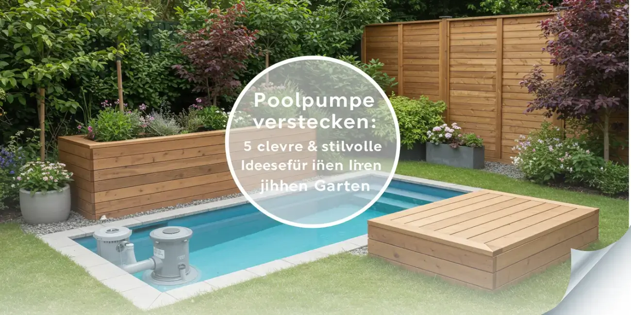 poolpumpe verstecken , pooltechnik verstecken , verkleidung für poolpumpe