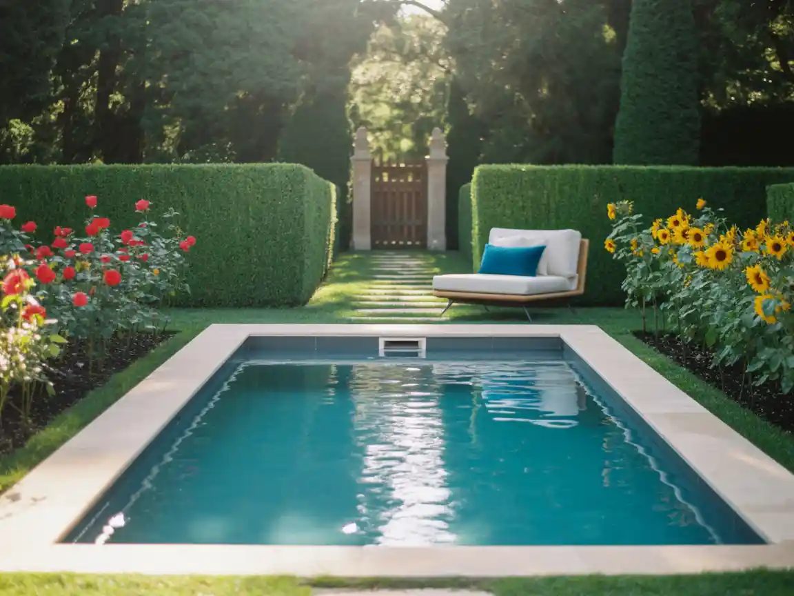 pool im garten ideen kleiner Pool Garten , Poolgestaltung Beispiele