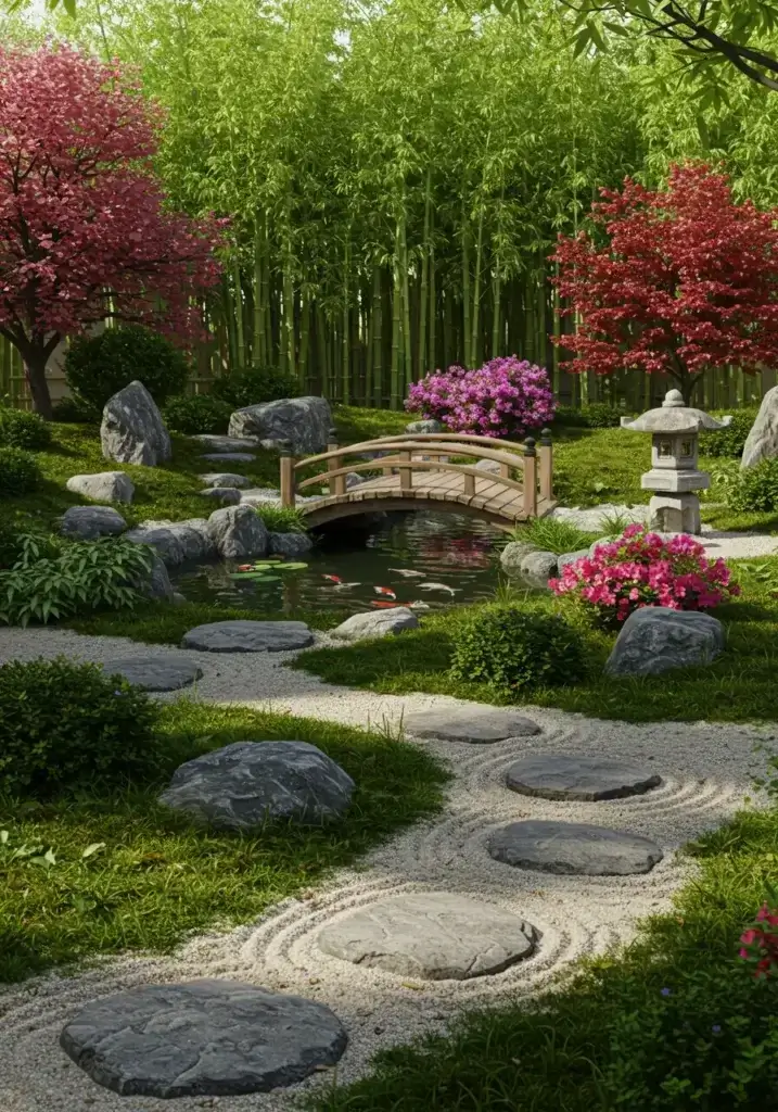 Wie kann ich einen Japanischen Garten selbst anlegen?