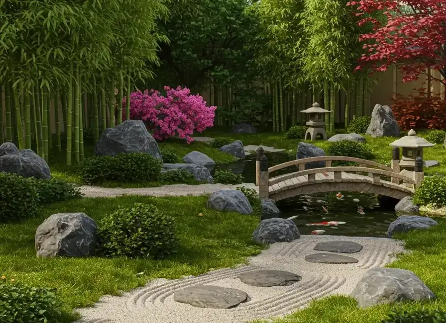 Wie kann ich einen Japanischen Garten selbst anlegen?