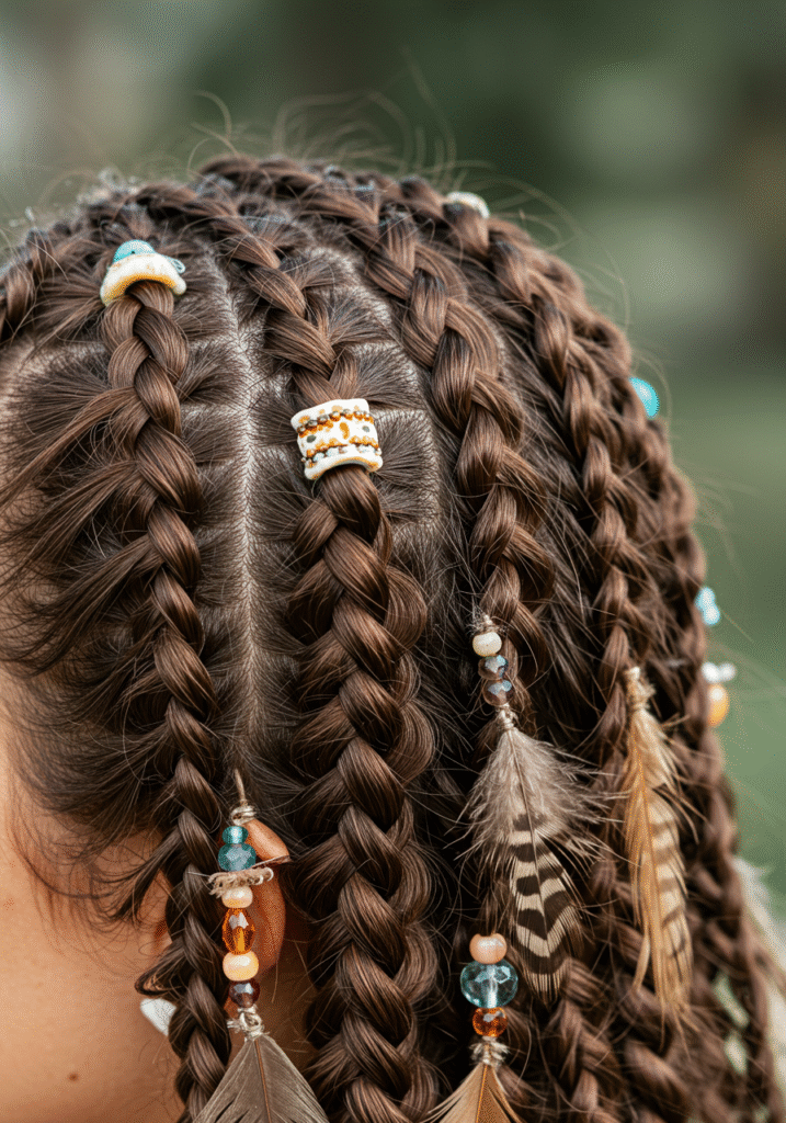 Boho Knotless Braids