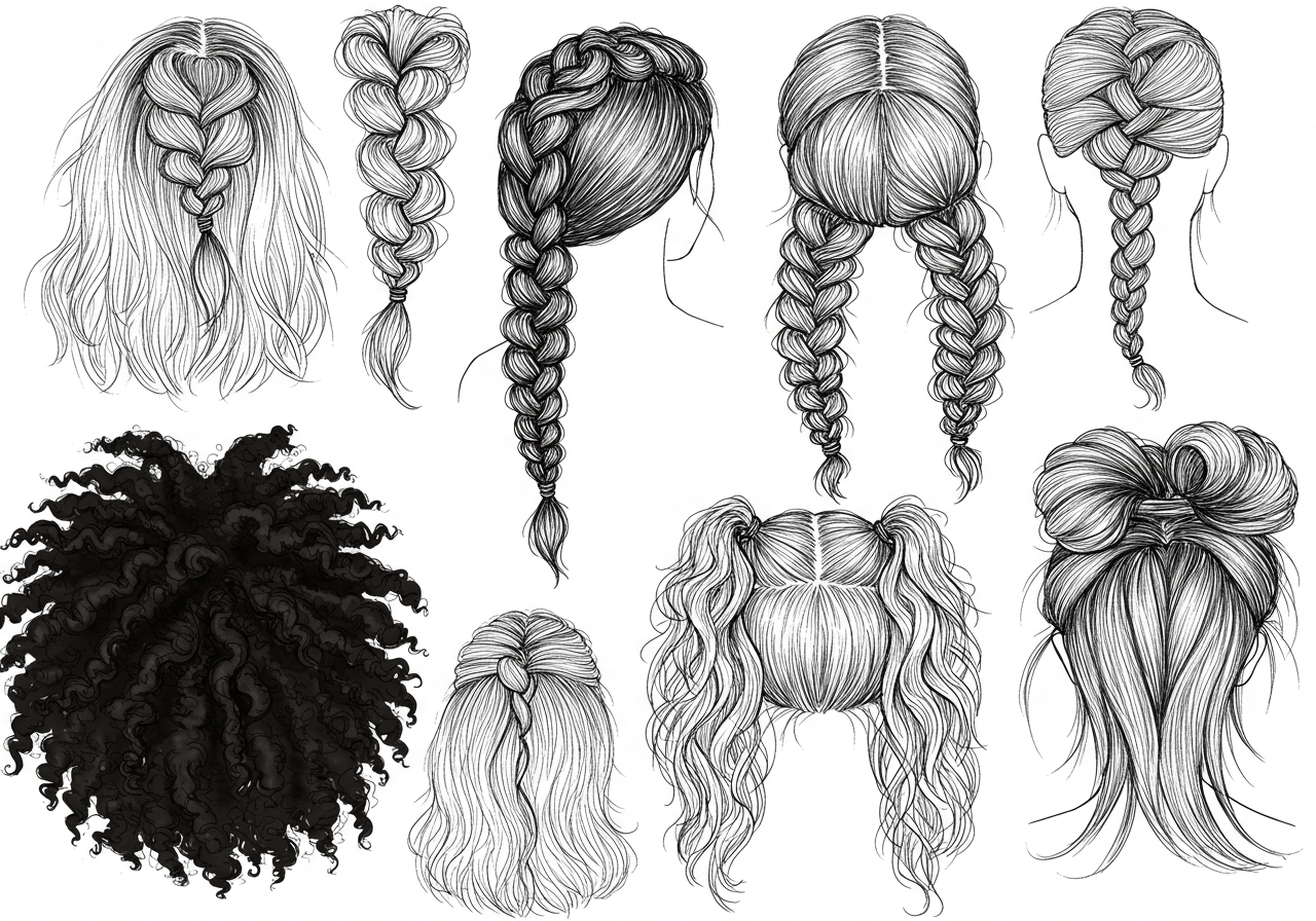 How to Draw Realistic Hair: The Easy Way How to Draw Realistic Hair: The Easy Way